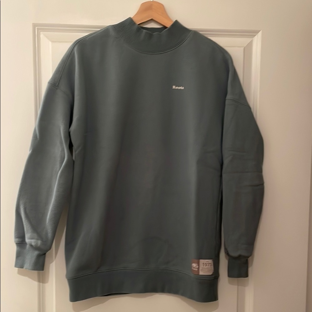 Roots Sage Green/Teal Sweater